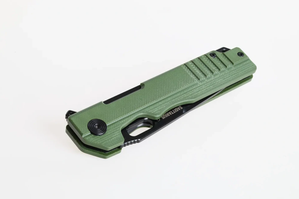 Kapesní zavírací nůž Sagittarius G tanto G10 Green - zelený