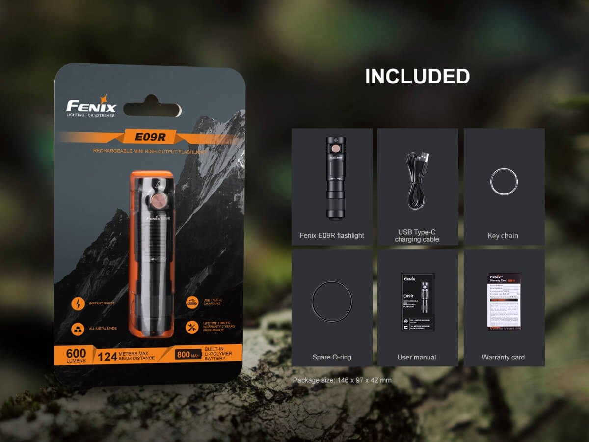 Nabíjecí baterka Fenix E09R