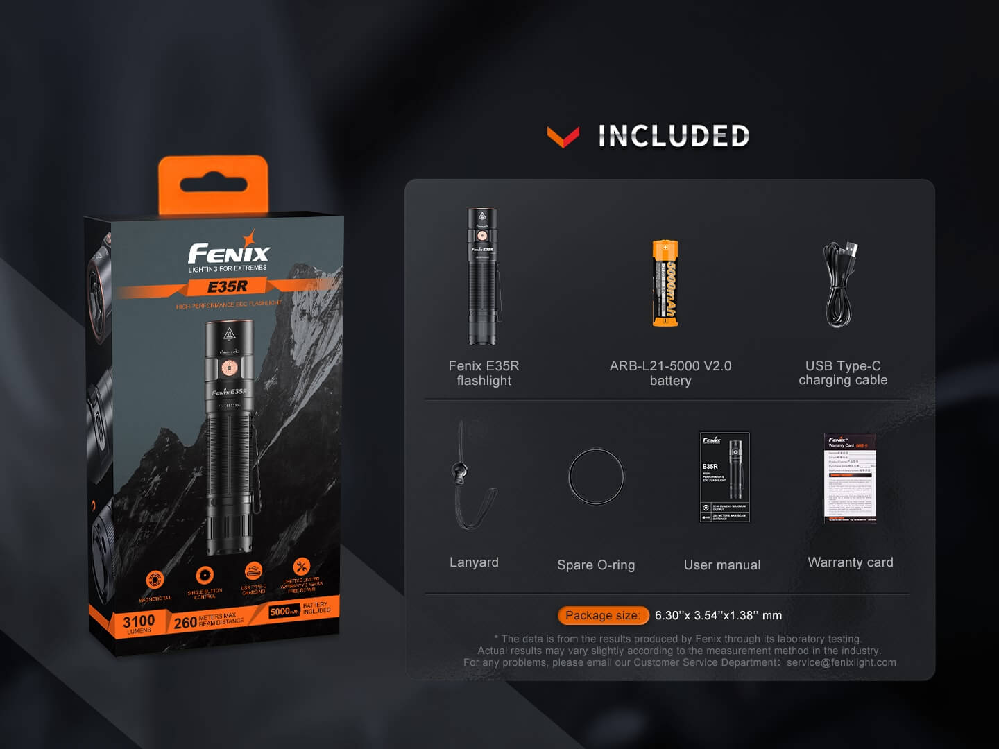 Nabíjecí LED svítilna Fenix E35R